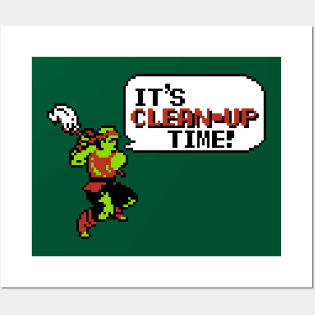 Toxic Crusaders - It's Clean Up Time! Wall Art by retroworldkorea